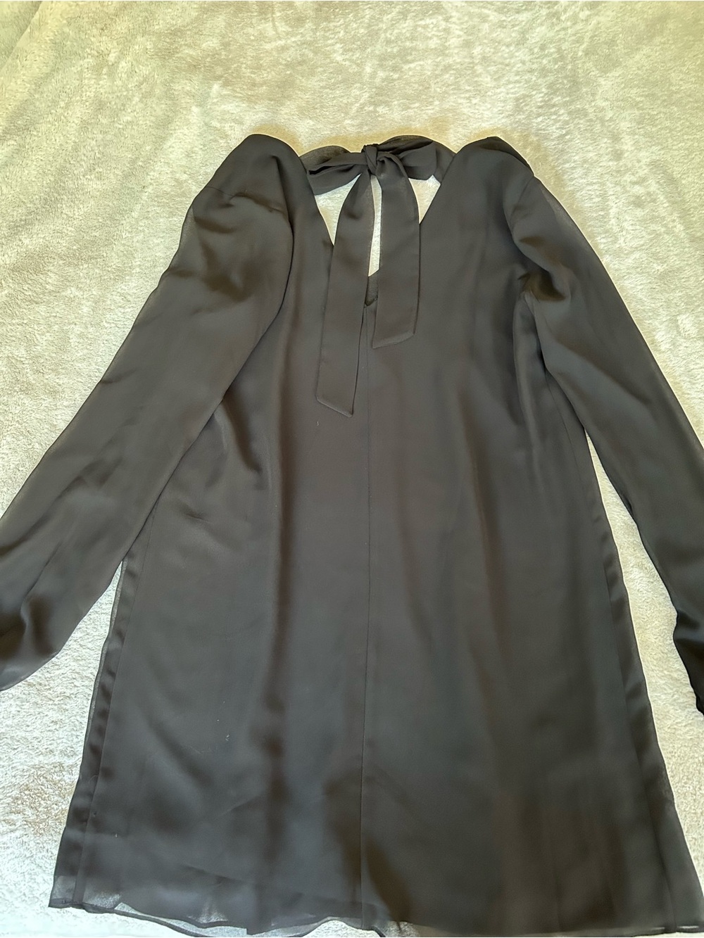 BCBGeneration Black Long Sleeve Mini Dress